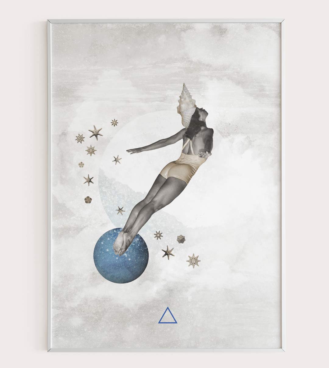 Collage Astral de Piscis - serie 2023 por Luna Perez Visairas